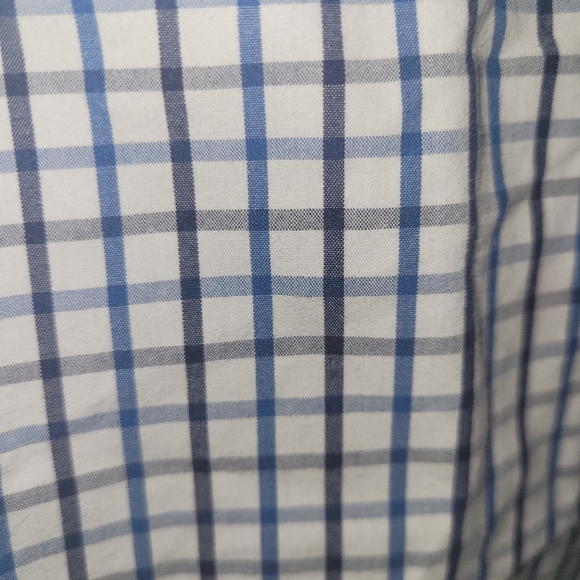 Roots Canada White And Blue Checkered Shirt M - Picture 5 of 6